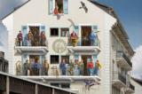 Ֆրանսիացի նկարիչը գերիրական որմնանկարներով կյանքով է լցնում անկենդան շենքերը