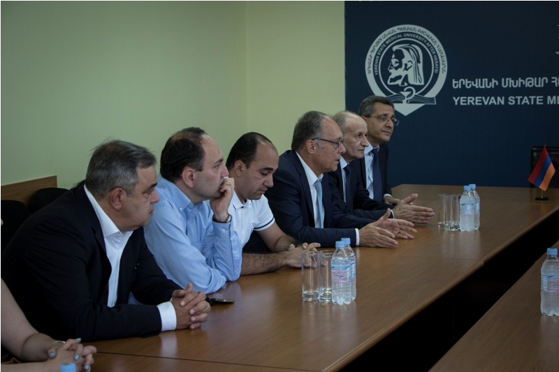  Մեկնարկեց գերմանացի անվանի պրոֆեսորների այցը Բժշկական համալսարան